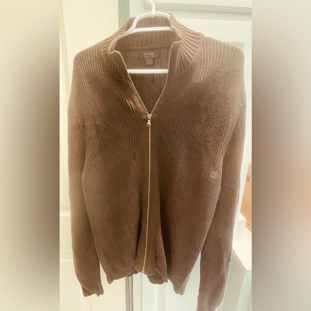 Express zip up sweater